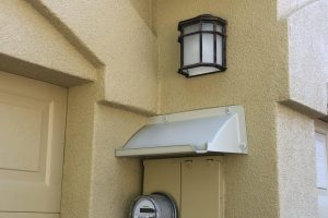 SHORTER WIDTH RAIN HOOD or COVER 16-24" for outdoor electric meters