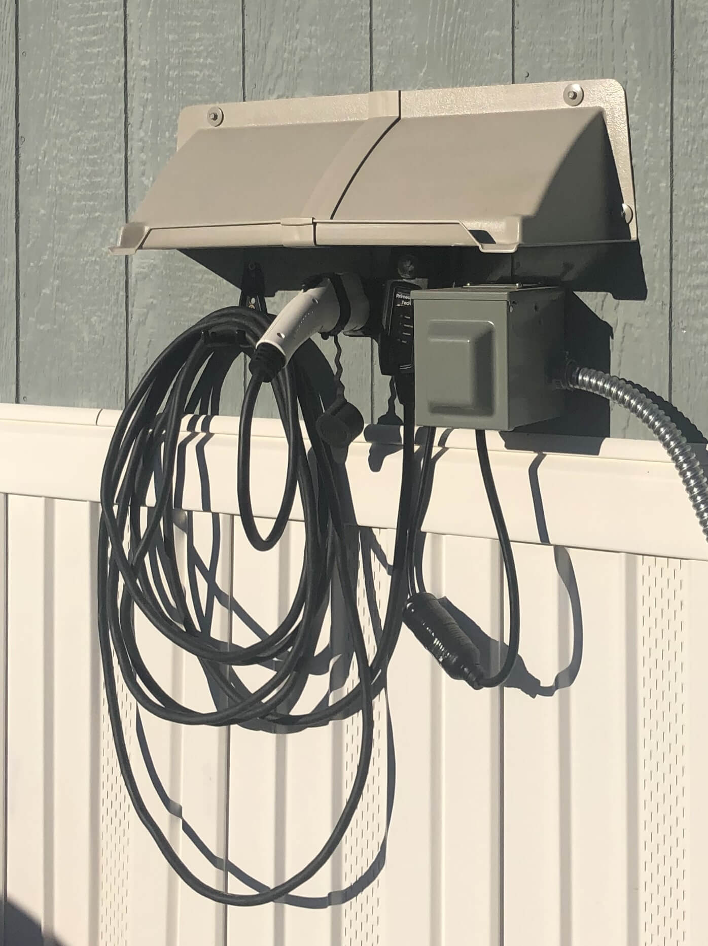 SHORTER WIDTH RAIN HOOD or COVER 16-24" for outdoor electric meters - Image 16