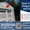 Doorbrim shed rain guard mountain above double doors.
